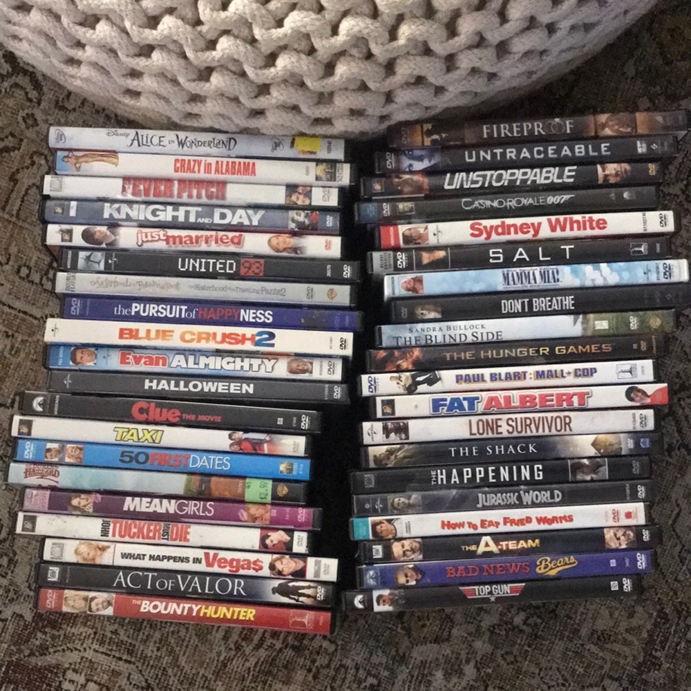 40 DVDs